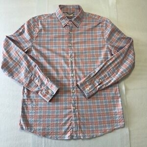 Faherty Brand Mens The Movement Plaid Long Sleeve Button Up Shirt Size Large